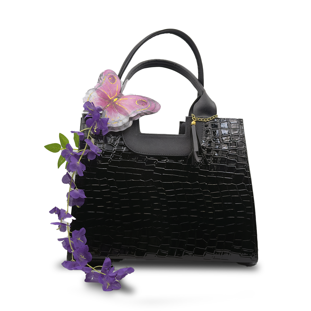 Bolsa Vlinder Dark Flutter Color Negro