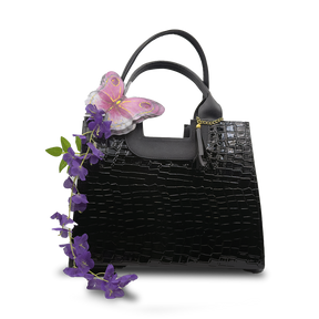 Bolsa Vlinder Dark Flutter Color Negro